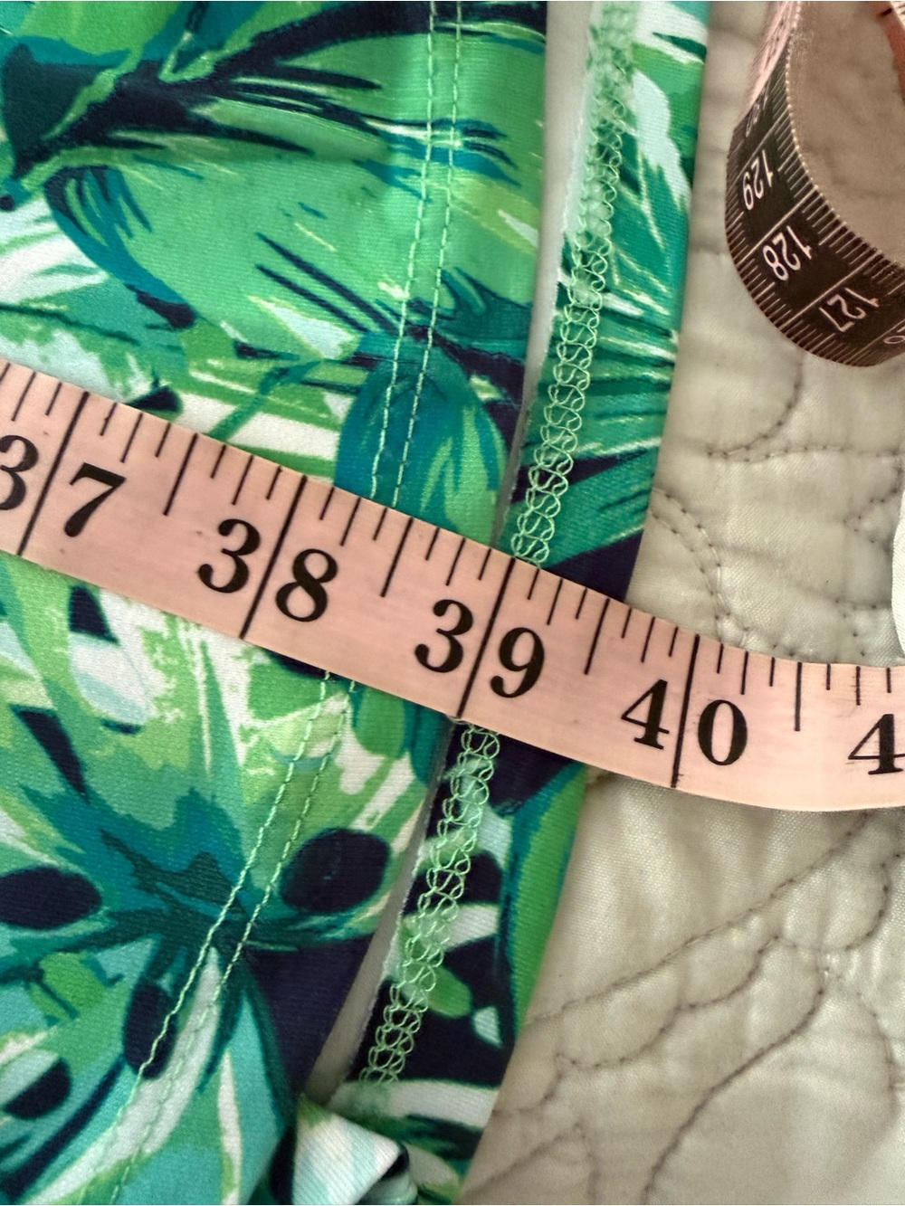 Stella + Ginger Palm Print O Ring Cutout Dress Large NWT - Picture 6 of 7